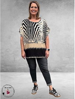 No.1 by OX Blouse-Shirt Tijgerprint